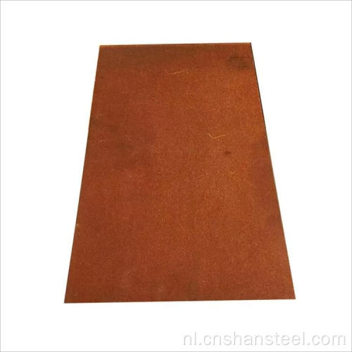 ASTM A588 Grade A weerbestendig stalen plaat